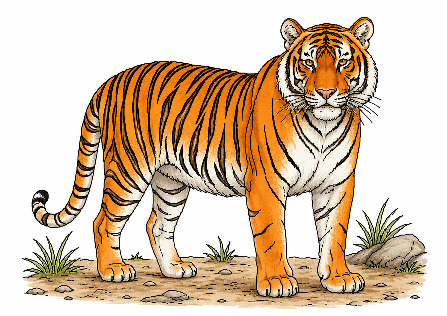 Pobarvana Tiger